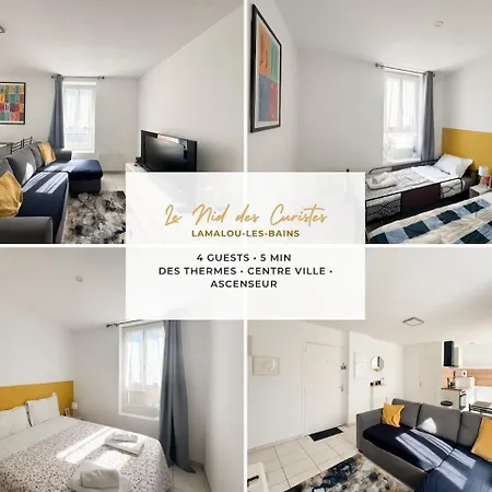Cocon Thermal - 4 Pers - 4 Min Des Thermes - Centre & Parking Apartment